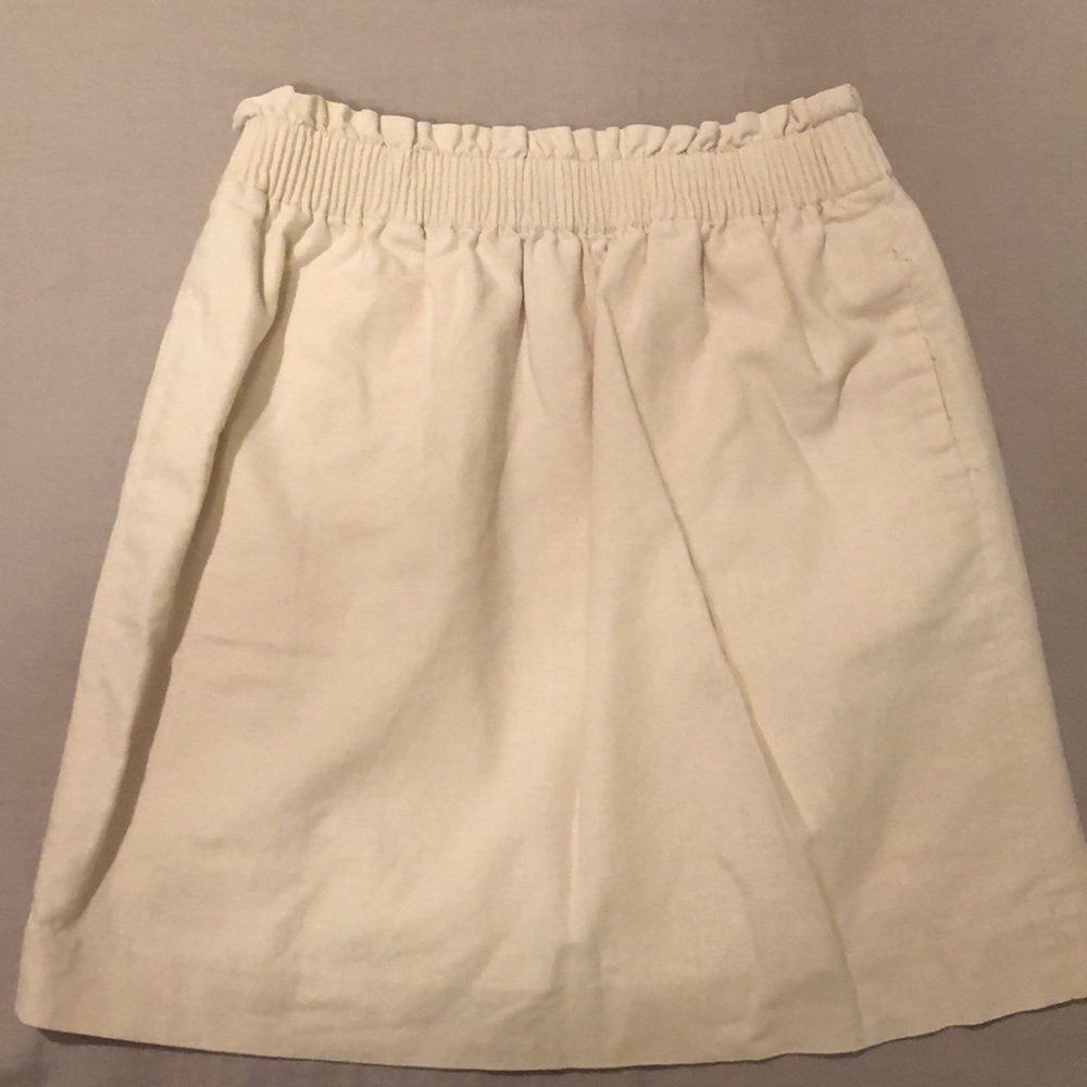 J Crew linen skirt